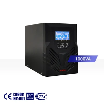 Vente en gros 1kVA 1kw batterie externe 36VDC onde sinusoïdale pure UPS en ligne